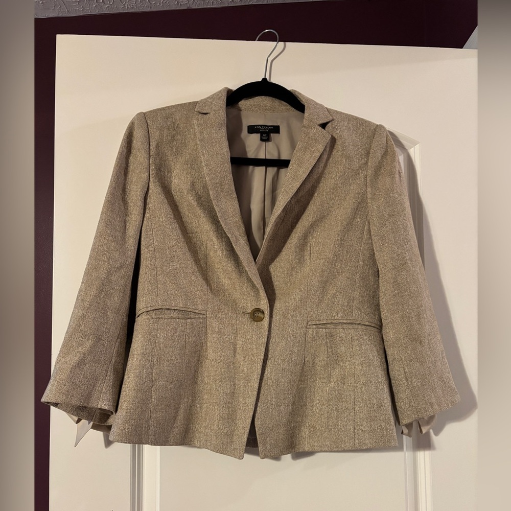 Ann Taylor Light Brown Blazer